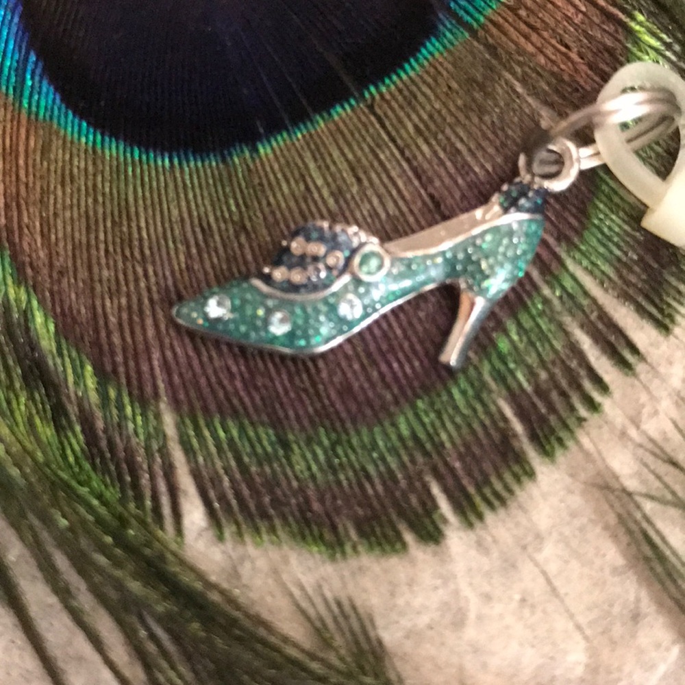Blue Slipper Pendant
